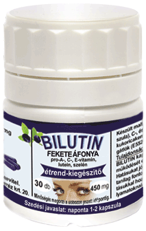 BILUTIN-PLUSZ_feketeáfonya, lutein, vitaminok, nyomelemek a szem egészségéért